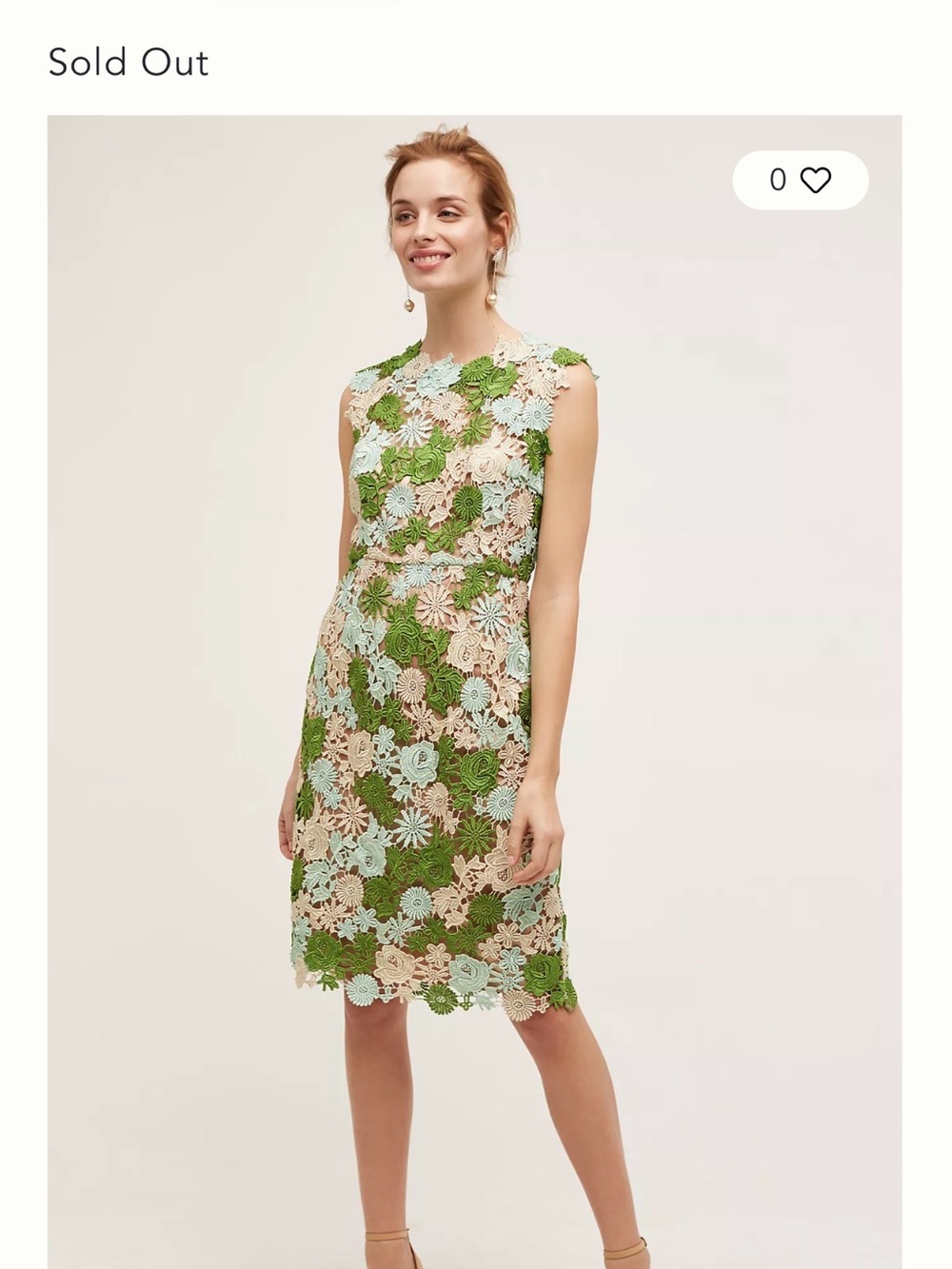HD in Paris Lace Garden Pencil Dress from Anthropologie